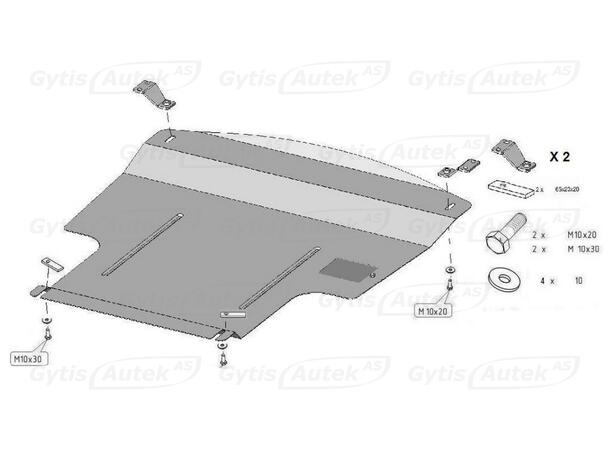 Hasplåt | Suzuki SX4 S-Cross 2013-2021 | gytek.se