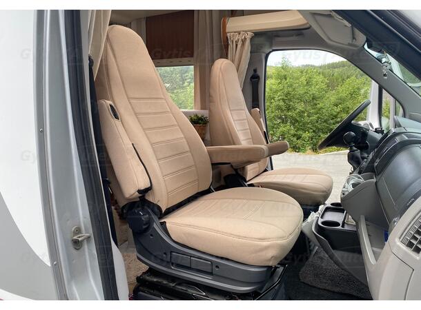 Husbil bilklädsel. Beige Challenger Ducato 2006-2016 