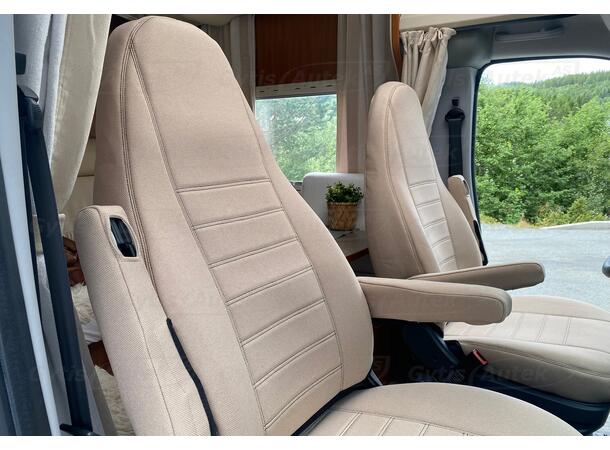 Husbil bilklädsel. Beige Challenger Ducato 2006-2016 