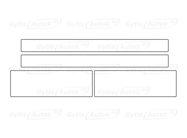 Instegsskydd | PPF-folie | Ford Tourneo Custom 2024-> | gytek.se