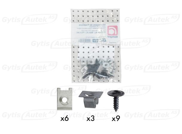 Monteringssats till hasplåt i plast Seat Ibiza 2002-2008 Diesel 