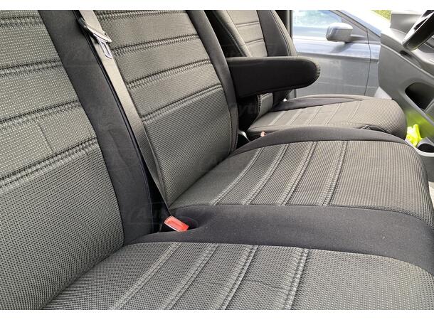 Setetrekk. 1 + 2 seter. Stoff Citroen Berlingo 2019-> 