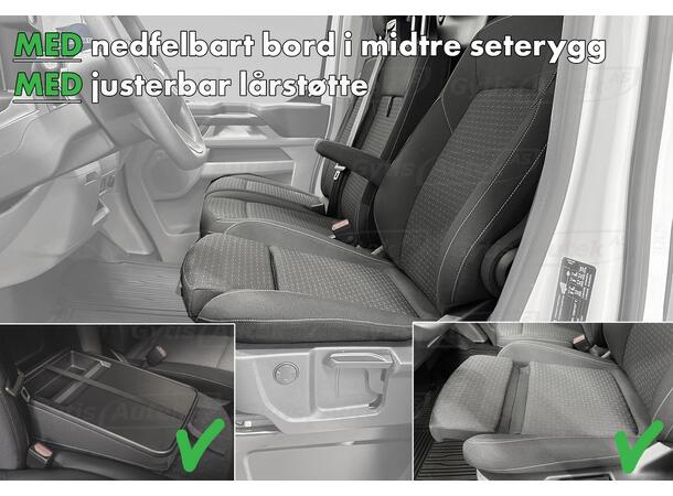 Setetrekk | Ford Transit Custom 2024-> Sport | gytisautek.no