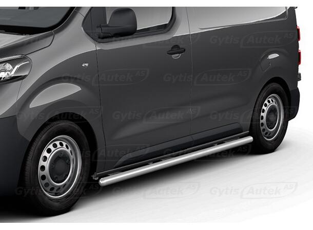 Sidorör. Silver Toyota Proace 2016-> L0 