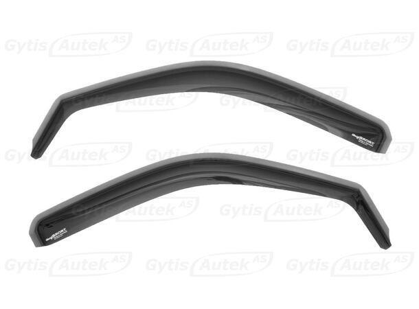 Vindavvisere. Foran. In-Channel Ford Ranger 2006-2011 Double Cab 