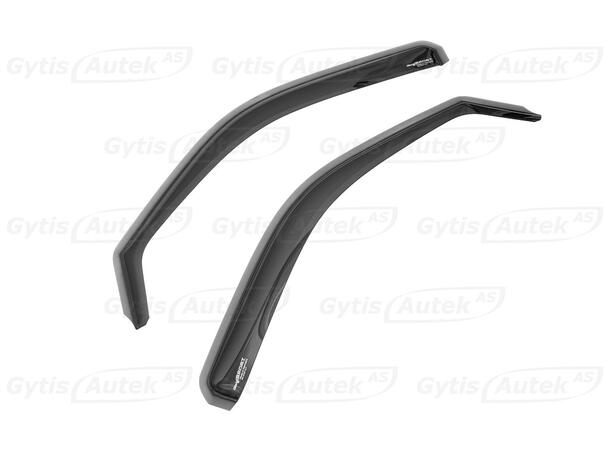 Vindavvisere. Foran. In-Channel Ford Ranger 2006-2011 Double Cab 