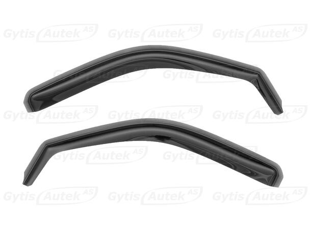 Vindavvisere. Foran. In-Channel Ford Ranger 2006-2011 Double Cab 