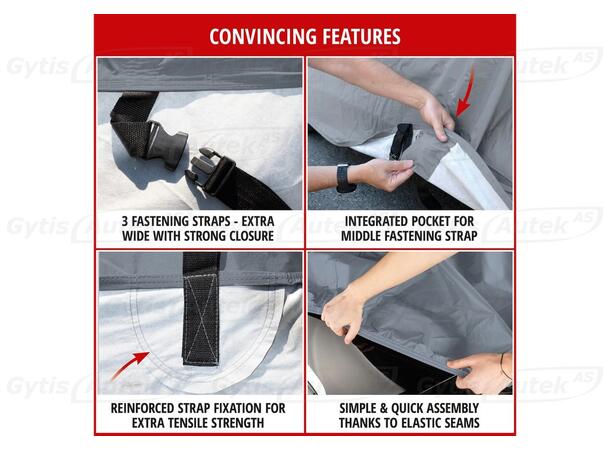 Bilkapell. Kombi XL Audi A6 2019-2025 KB 