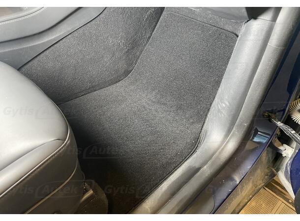 Bilmattor. Textil Tesla Model Y 2021-2025 