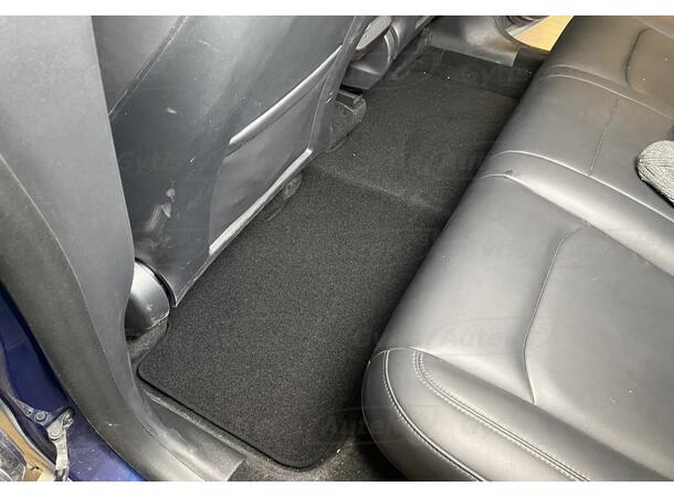 Bilmattor. Textil Tesla Model Y 2021-2025 
