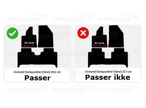 Bilmattor | Zeekr X 2024-> | gytek.se