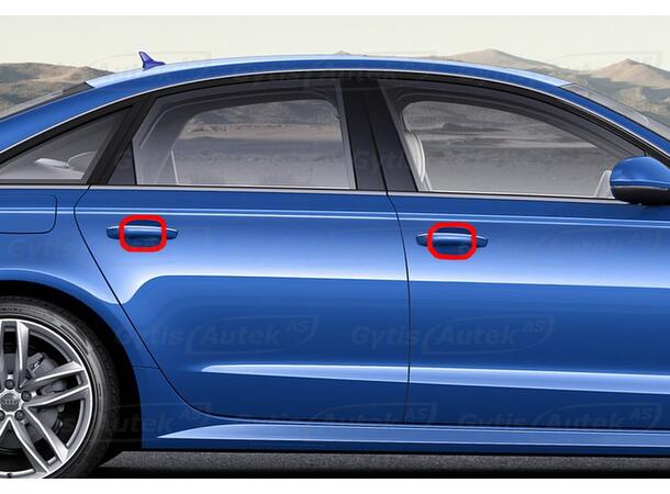 Dörrhandtagsskydd - Folie | Audi A6 2011-2018 | gytek.se