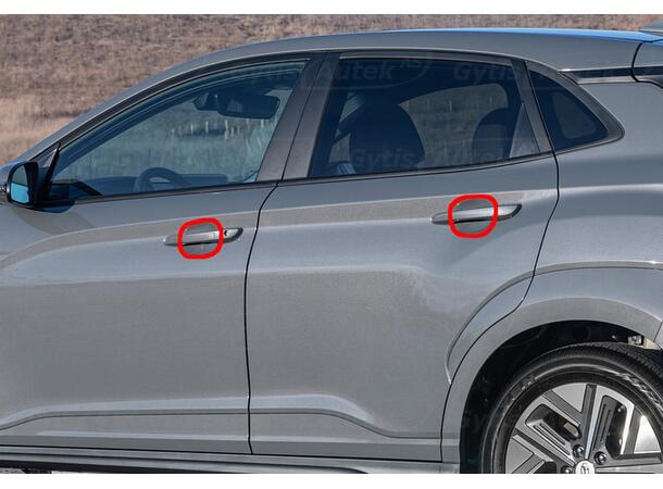 Dörrhandtagsskydd - Folie | Hyundai Kona 2018-> | gytek.se