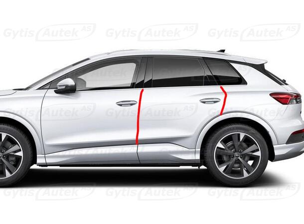 Dörrkantsskydd. Folie| Audi Q4 e-tron 2021-> | gytek.se