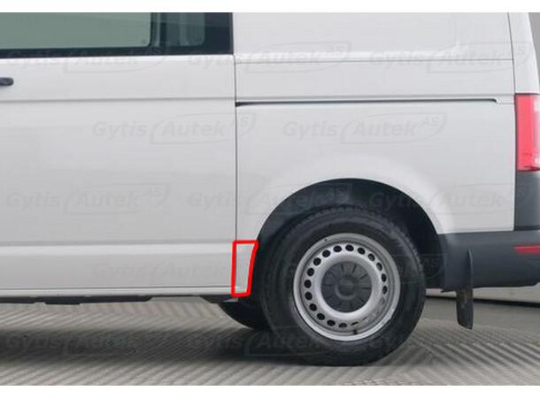 Hjulhusskydd. Bak. Folie. PPF VW T5 2003-2015 