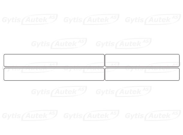 Instegsskydd. Folie. PPF Hongqi E-HS9 2021-> 