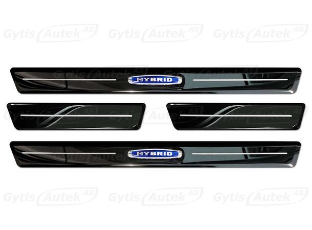 Instegsskydd. Svart. Stål Volvo V90 2016-> 