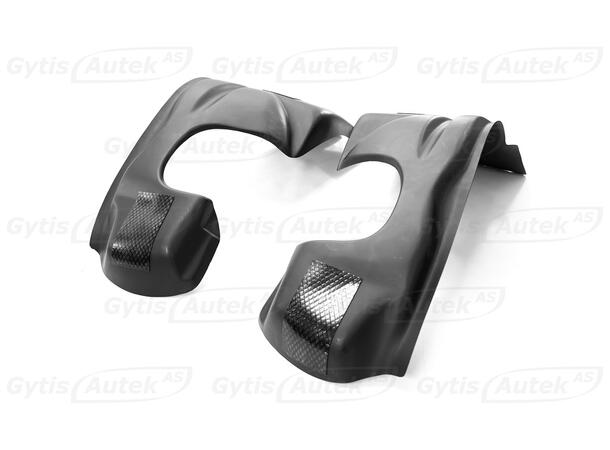 Lokariskjermer med skvettlapper. Foran Fiat Ducato 2006-2014 