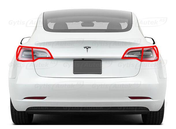 Lyktskydd | PPF-folie | Tesla Model 3 2018-2023 | gytek.se