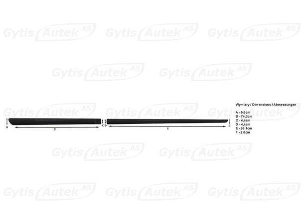 Sidolister till Skoda Octavia 2020-> | gytek.se