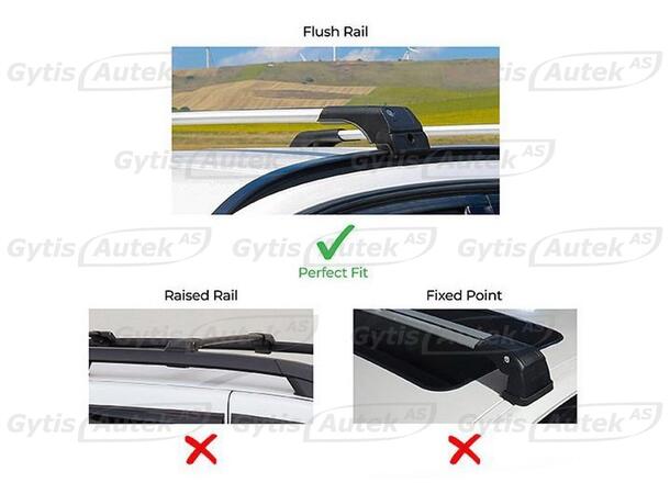 Takräcke. Flush. Silver BYD Atto3 2022-> 