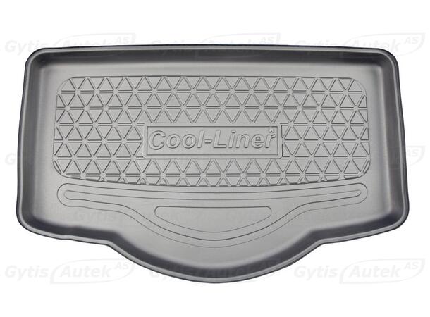 Bagagerumsmatta. Plast Toyota Aygo X 2022->Utan JBL Ljudsystem 