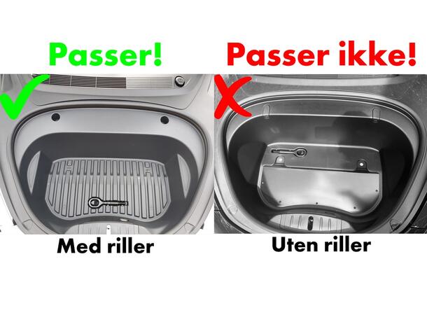 Bagagerumsmatta | Tesla Model 3 2020-> | gytek.se