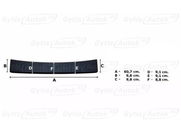 Bakfangerbeskytter til Toyota Aygo X 2022-> | gytisautek.no