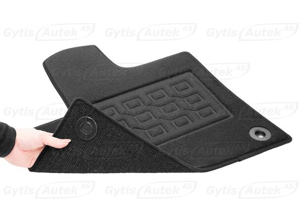 Bilmattor. Fram. Textil Opel Combo E 2019-> 