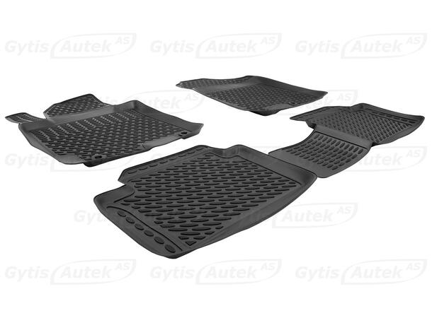 Bilmattor. Gummi Hyundai i30 2012-2016 