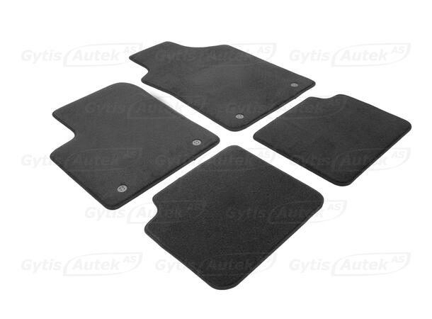 Bilmattor. Textil Fiat 500 2008-2020 
