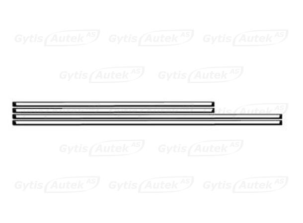 Dörrkantsskydd | PPF-folie| Audi Q6 e-tron 2024-> |gytek.se