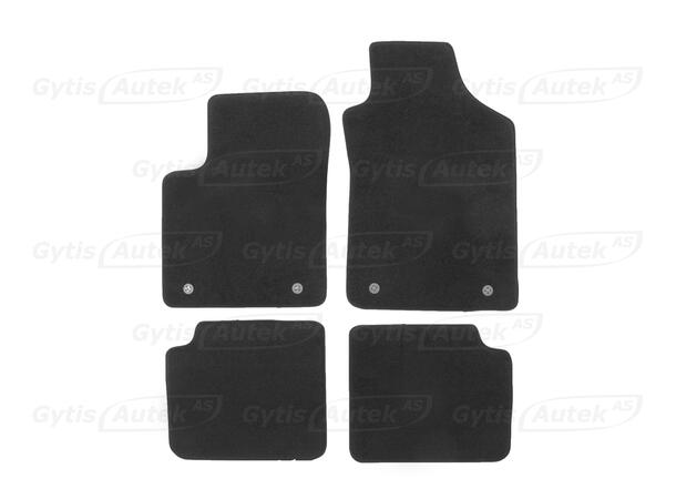 Gulvmatter i stoff til Fiat 500 2008-2020 | gytisautek.no