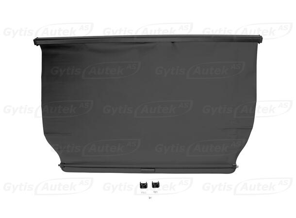 Infällbart bagagerumsskydd Toyota Land Cruiser 120 2002-2009 