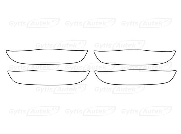 PPF folie | BMW iX1 U11 2023-> | Dørhåndtak | gytisautek.no