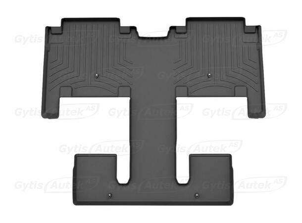 Bilmatta. 2. och 3. rad. Plast KIA EV9 2023-> 6 säten 