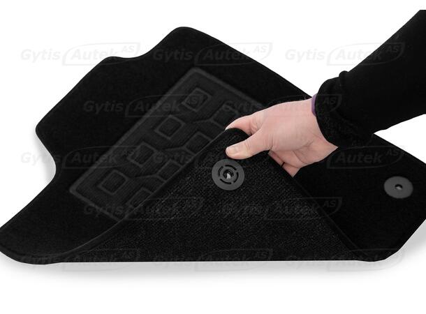 Bilmattor. Textil Skoda Elroq 2025-> 