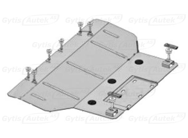 Bunnplate i stål til Fiat 500e 2013-2019 | gytisautek.no