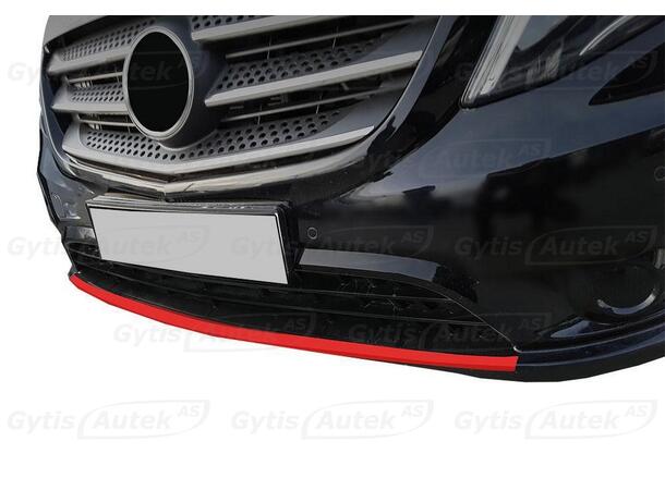 Frontfanger dekor. Rød. Stål MB Vito W447 2015-2024 