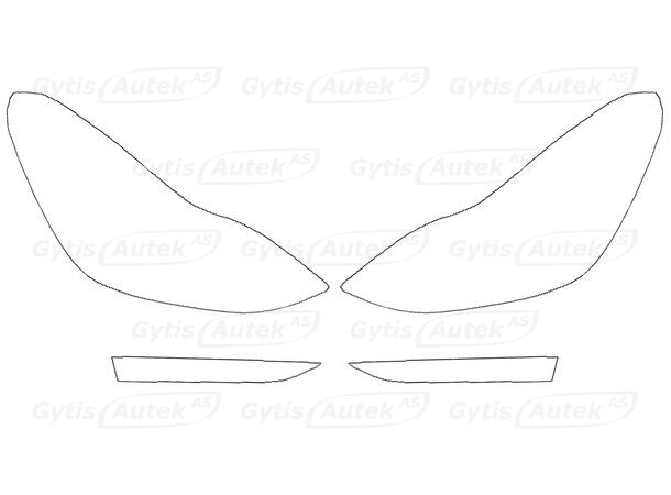 Lyktskydd | PPF-folie | Tesla Model 3 2018-2023 | gytek.se