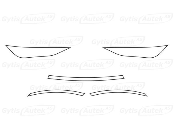 Lyktskydd | PPF-folie | Xpeng X9 2025-> | gytek.se