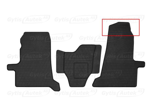 Gulvmatter. Gummi. B-vare Ford Transit 2000-2006 