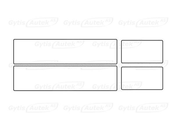 Instegsskydd | PPF-folie | JAC E30X 2025-> | gytek.se