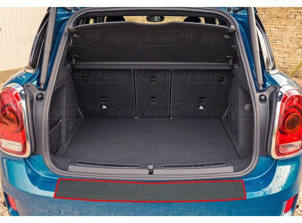 Stötfångarskydd. Folie. Svart Mini Countryman F60 2017-2020 