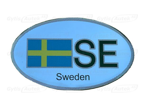 3D-klistermärke. Sverige Universell 
