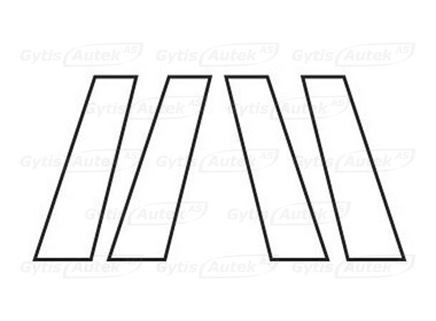 B-Stolpebeskyttere | PPF | BYD Sealion 7 2024-> | gytisautek.no