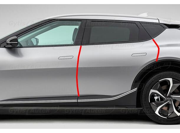 Dörrkantsskydd | PPF-folie| Kia EV6 2021-> | gytek.se