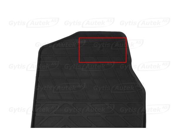 Gulvmatter. Gummi. B-vare Ford Transit 2006-2013 