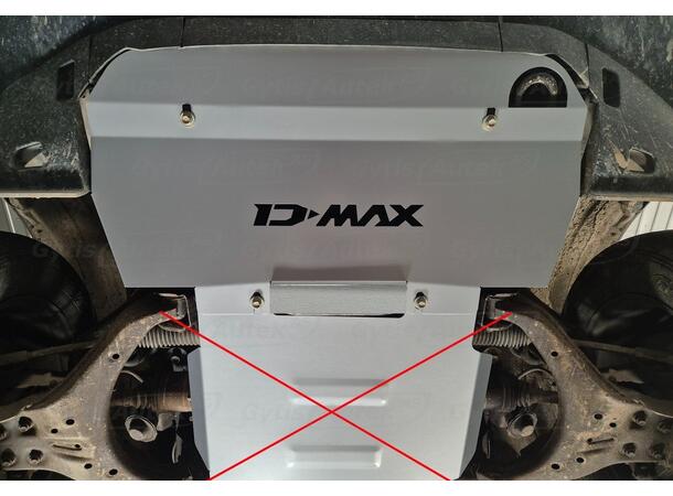 Hasplåt. Stål Isuzu D-Max 2021-> 