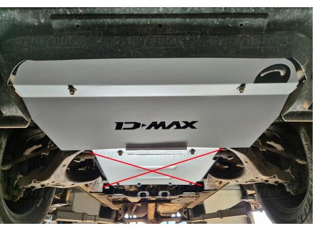 Hasplåt. Stål Isuzu D-Max 2021-> 